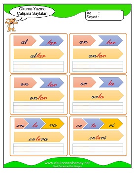 r sesi Grubu Çalışma Sayfaları